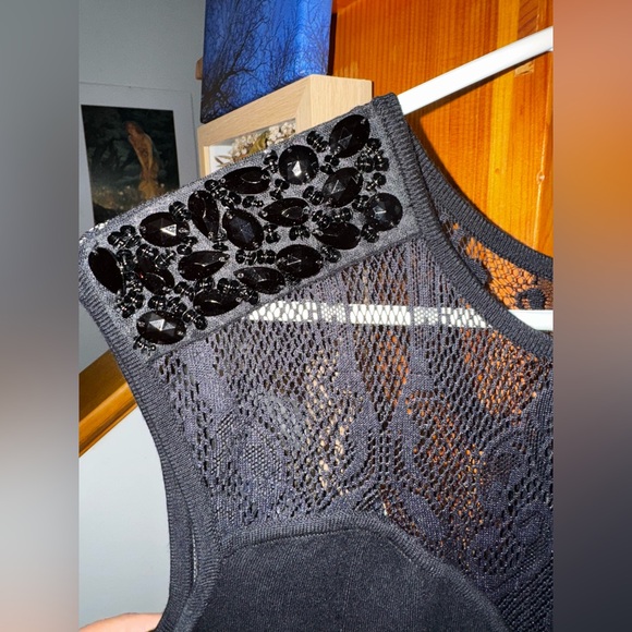 Guess Black Lace Mini Dress - Picture 7 of 10